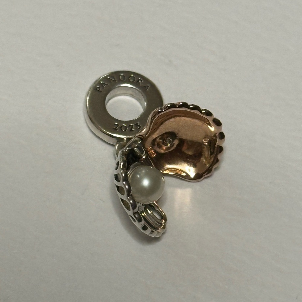 Pandora 2023 Charm of the Year Oyster Clam with Pearl